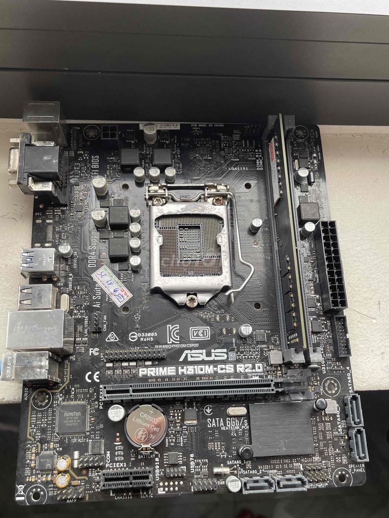 Материнская плата Asus Prime H310M-CS R2.0 i3-9100F