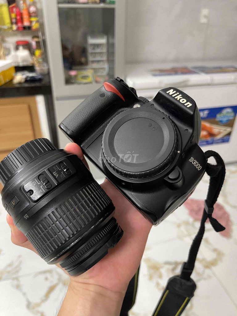 Фотоаппарат Nikon D3000 чёрный APS-C