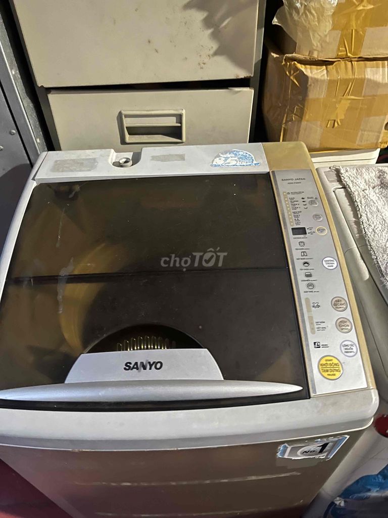 Фото 2: Б/у стиральная машина Sanyo с вертикальной загрузкой 8,5 кг