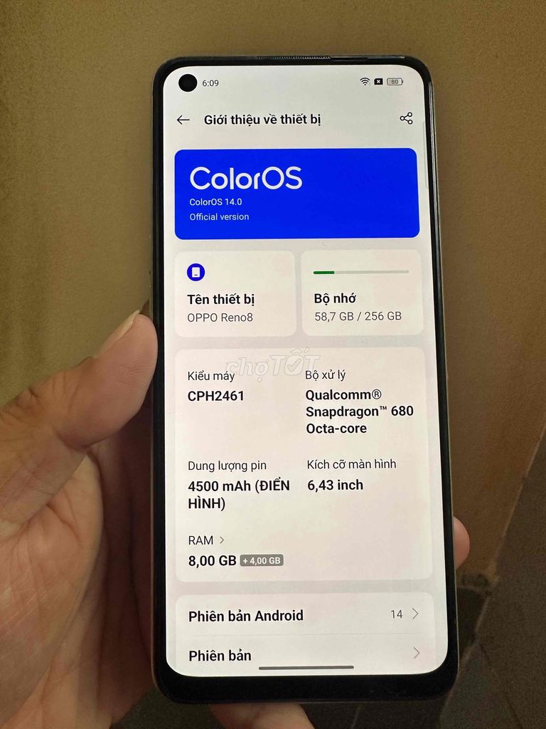 Фото 2: Oppo Reno 8 256GB Белый