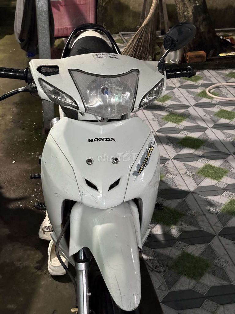 Фото 2: Honda Wave Белый Китайский Подержанный мотоцикл