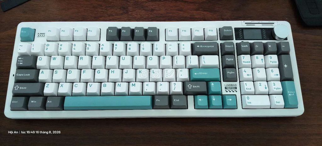 Механическая клавиатура Lingbao K98 Pro Белая, Серая, Бирюзовая