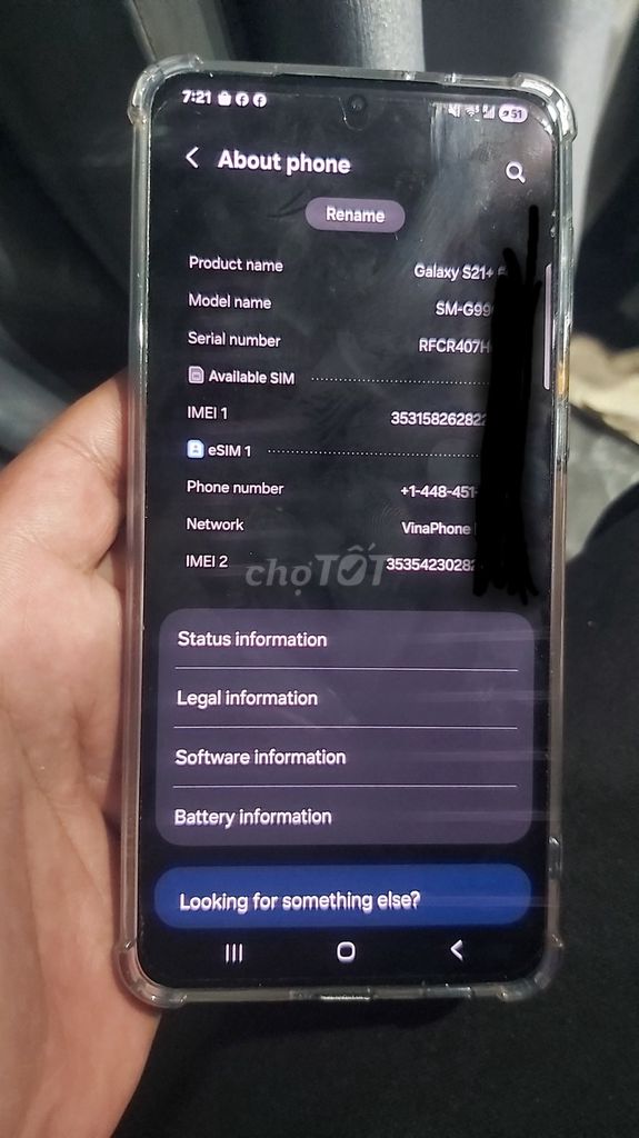 Samsung Galaxy S21 5G черный 98%