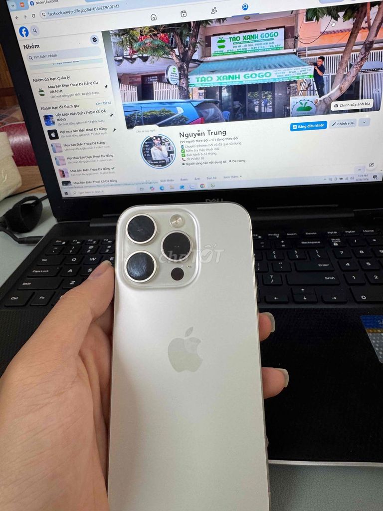 Apple iPhone 15 Pro 128GB Vàng Đã sử dụng