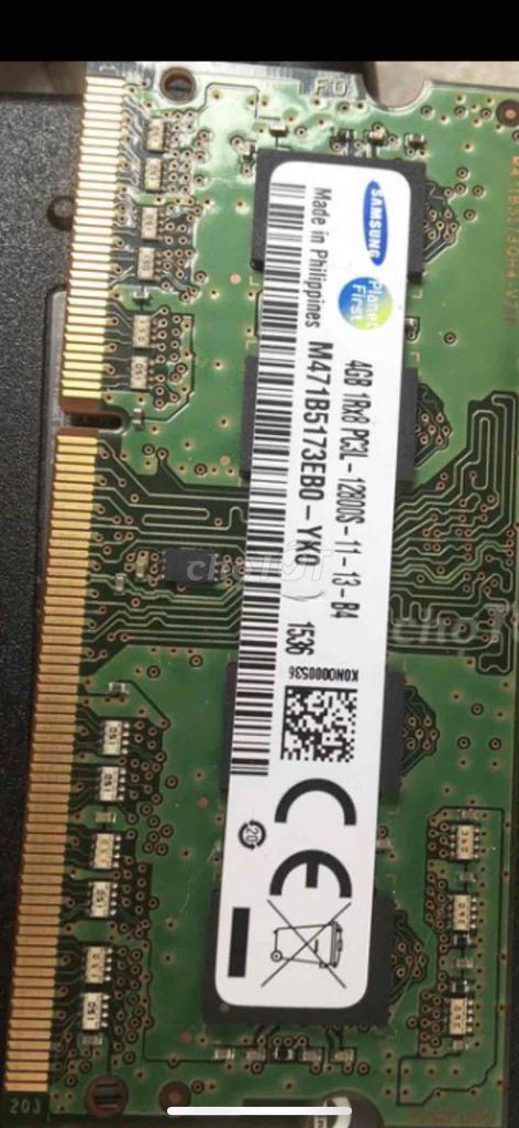 RAM Laptop Samsung 4GB PC3L-12800S Philippines