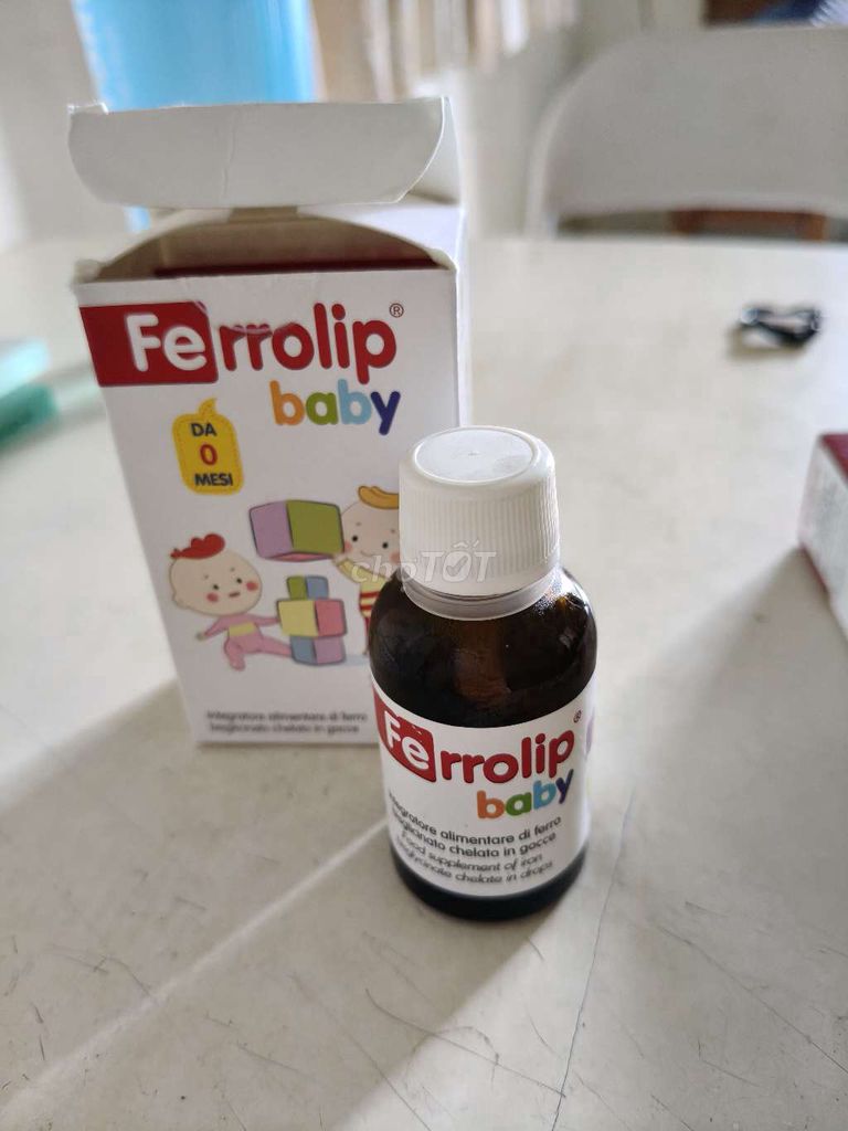 Фото 2: Ferrolip Sắt Baby Đào 30ml 0 tháng+