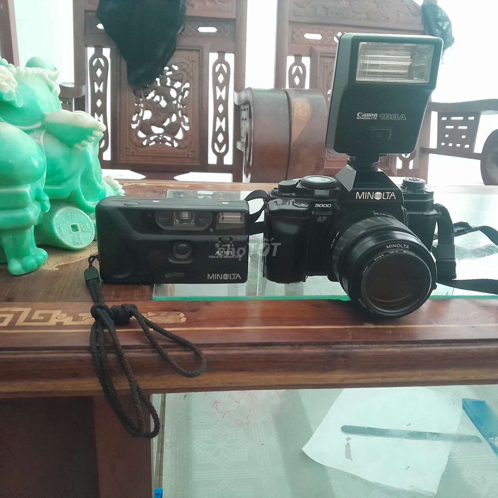 Пленочный фотоаппарат Minolta 9000 AF101 Черный декоративный
