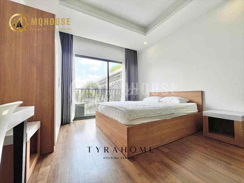 Фото 3: ✅✅STU - 1-комн. квартира с балконом 35-40 м²_полная мебель_район перекрёстка Ханг Сайн✅✅