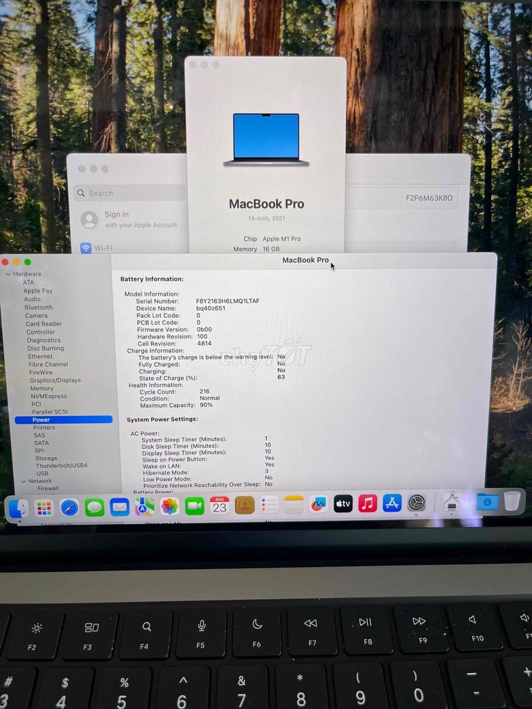 Фото 3: MacBook Pro M1 Pro 14 inch Ram 16GB Ssd 512GB