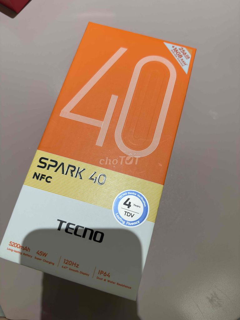 Tecno Spark 40 NFC 256GB Черный