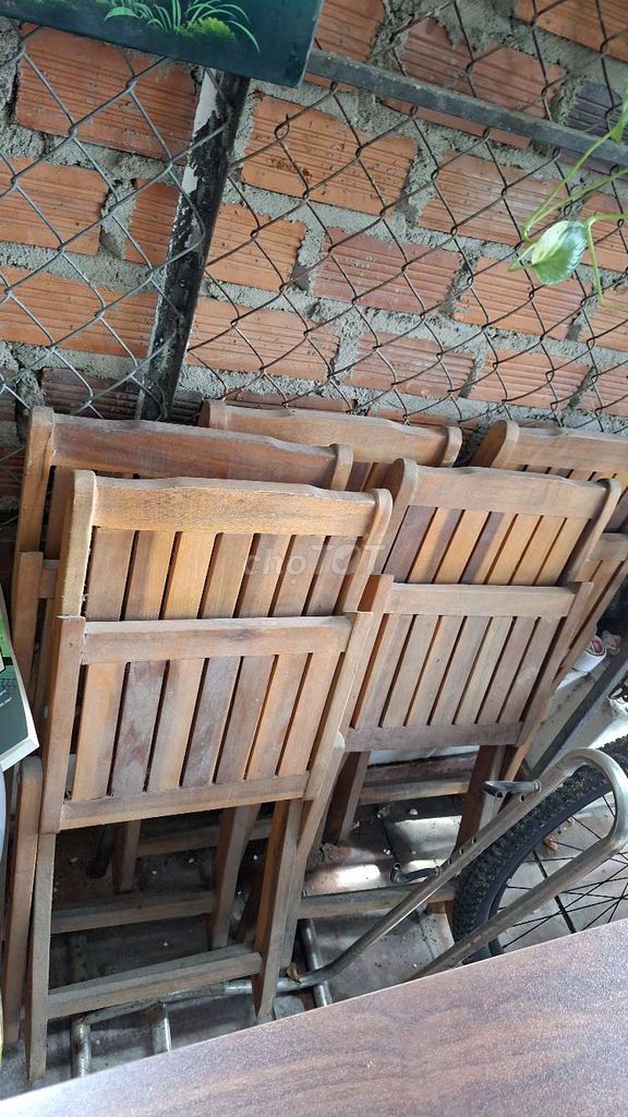Стул из натурального дерева, простой, коричневый