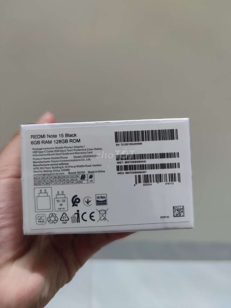Фото 2: Xiaomi Redmi Note 15 128GB Черный