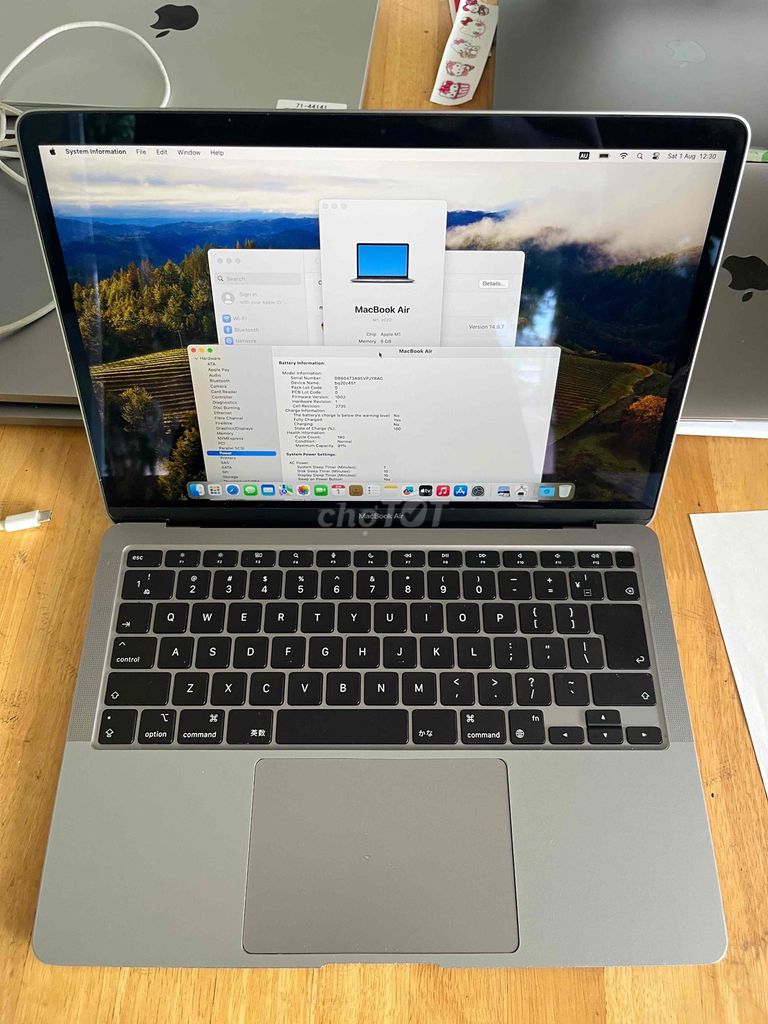 MacBook Air m1 Ram 8gb SSD 256gb