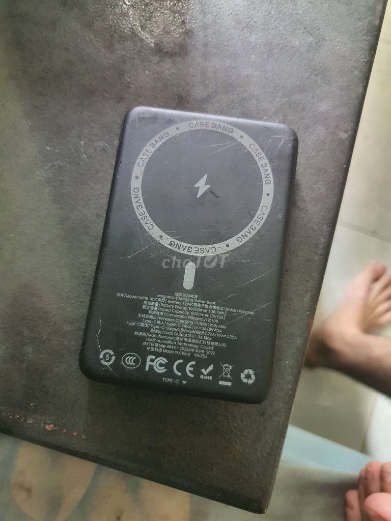 Фото 2: Внешний аккумулятор 10.000mAh черный, еще в хорошем состоянии
