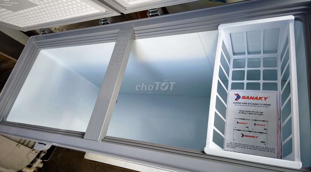 Фото 3: Tủ đông Sanaky 400L Inverter Kính cường lực Trắng