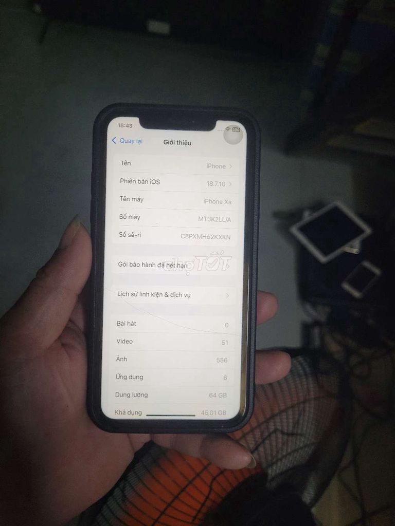 iPhone XR 64GB Заменен аккумулятор 88% Не работает Face ID