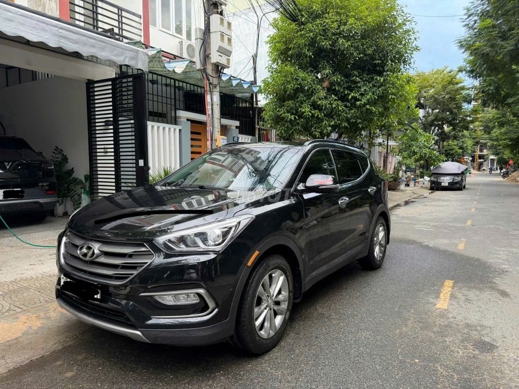 Hyundai Santa Fe 2016 4WD (1 мост) Черный