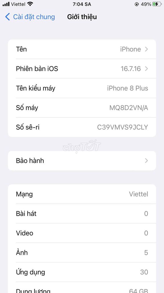Apple iPhone 8 Plus 64GB черный