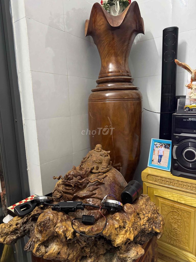 Фото 3: Вазы из древесины хоанглинь 1м97 47см