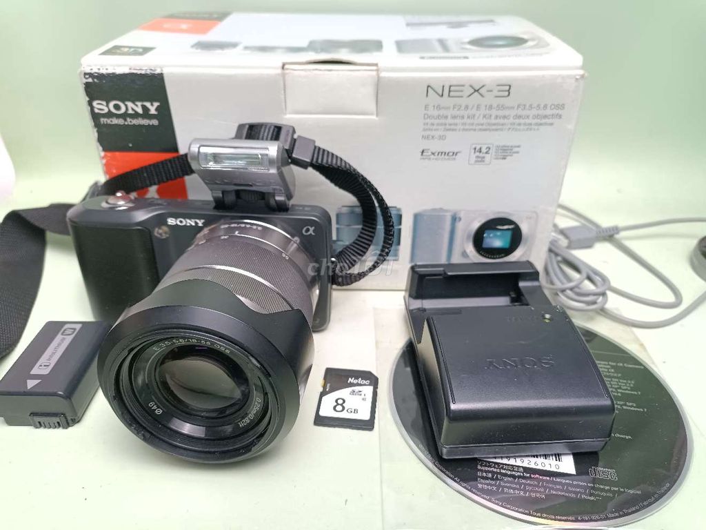 Фотоаппарат Sony NEX-3 fullbox цена 3,4 млн
