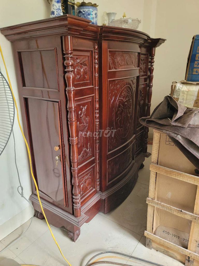 Шкаф для алтаря из красного дерева новый