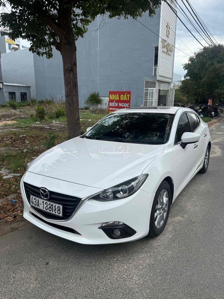 Mazda Mazda 3 2015 белый 110 000 км, 1 владелец с начала