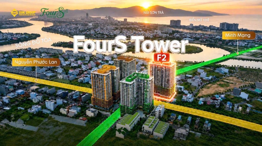 ВСЕГО 1,6 МЛРД - КВАРТИРА У РЕКИ - FOURS TOWER НАМ ХОА СУАН ДАНАНГ