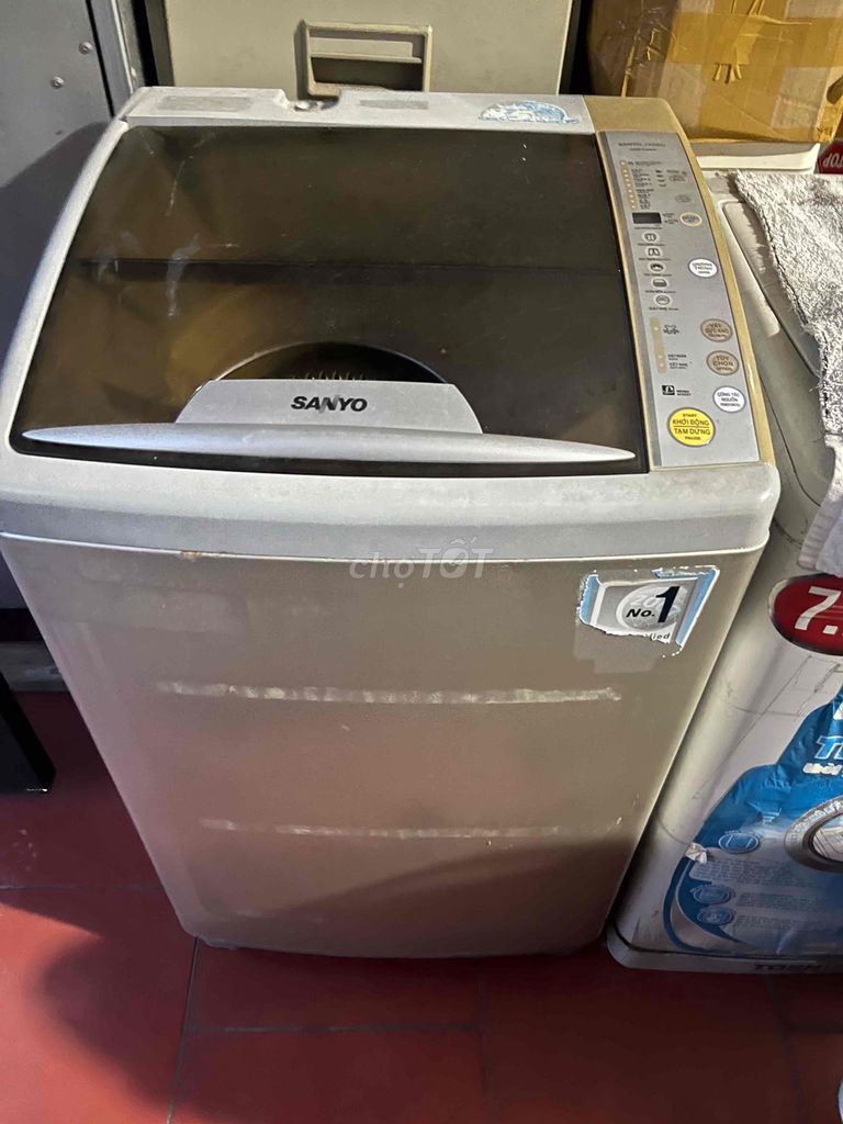 Б/у стиральная машина Sanyo с вертикальной загрузкой 8,5 кг