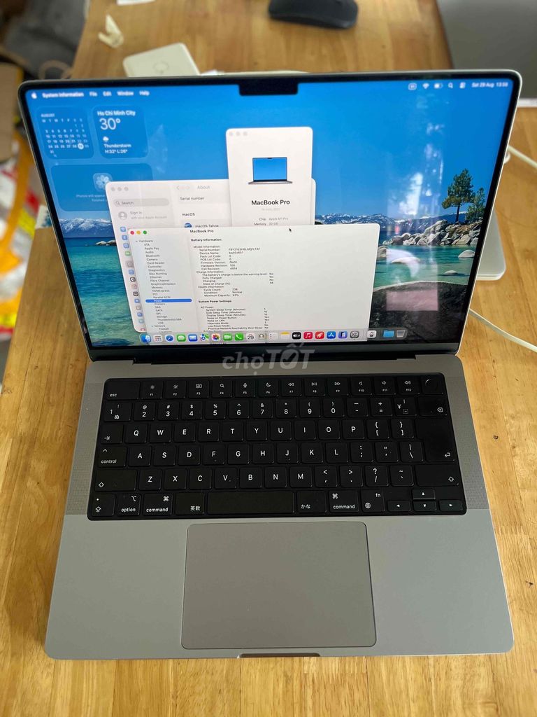 Macbook Pro M1Pro 14 in Ram 32gb Ssd 512gb