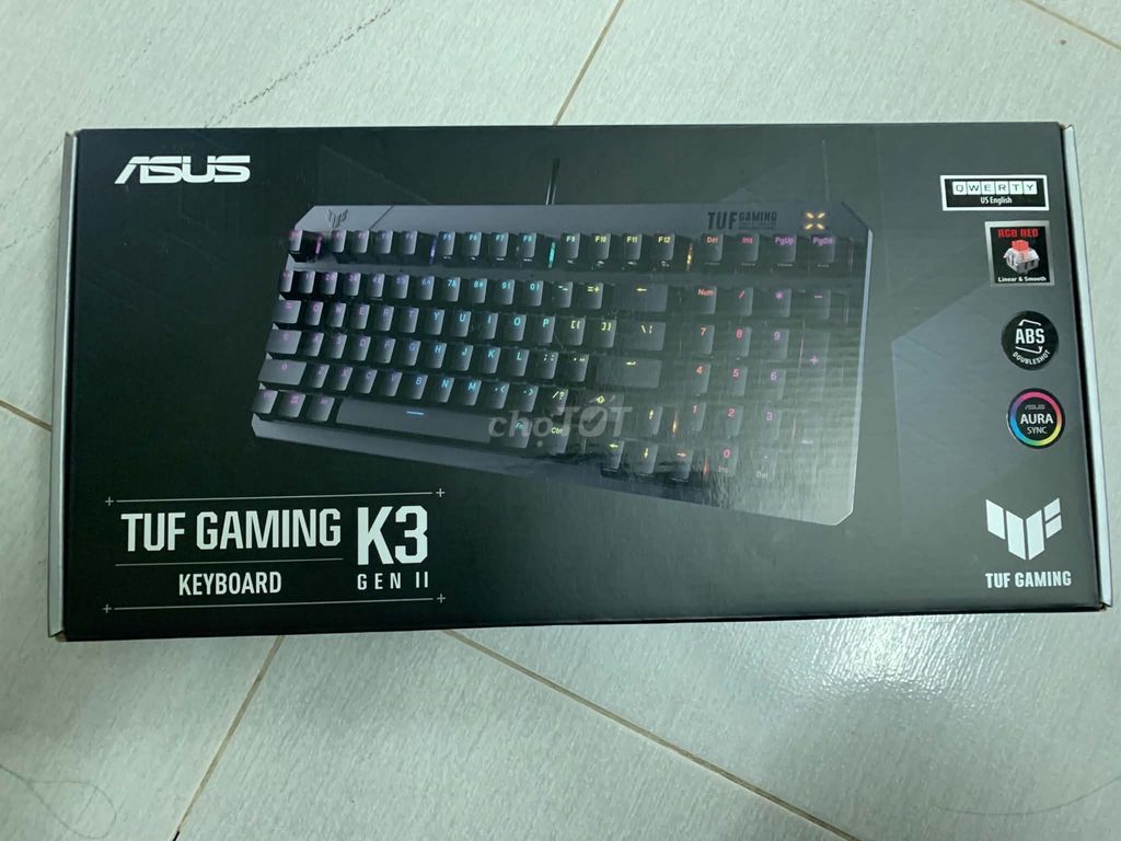 Игровая механическая клавиатура Asus TUF K3, черная