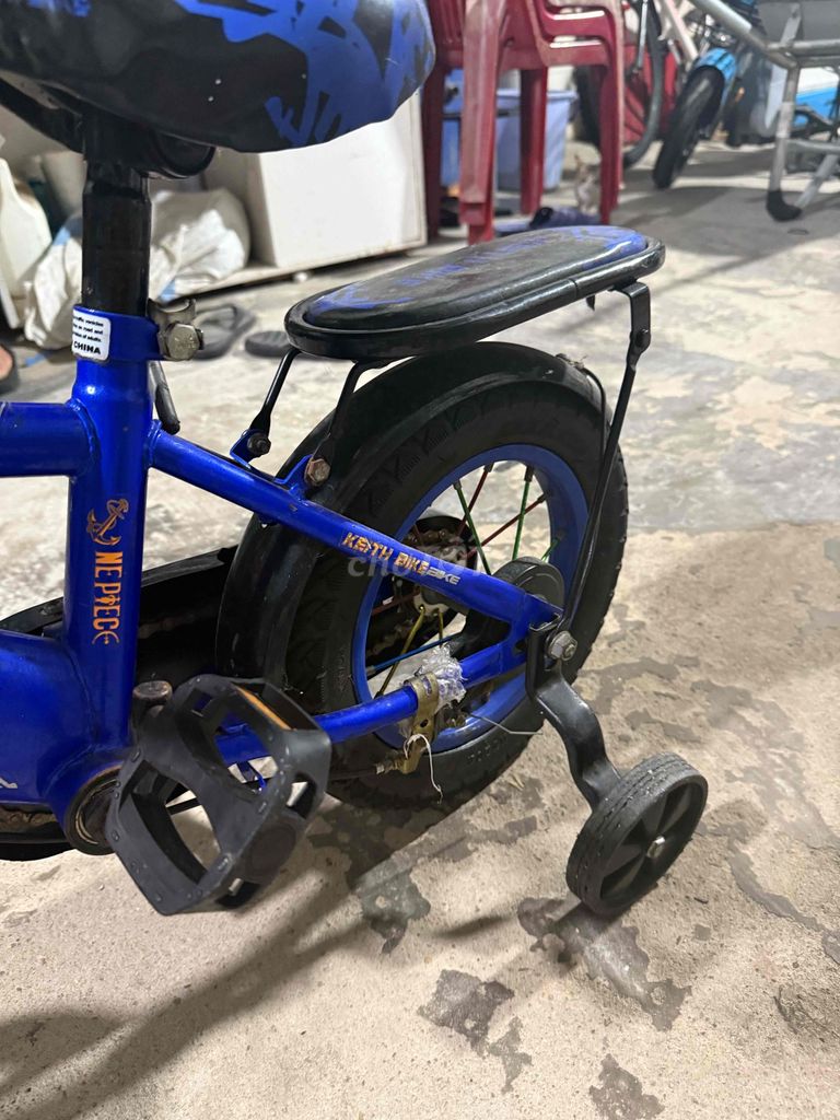 Фото 3: Детский велосипед Keith Bike, стальная рама, синий