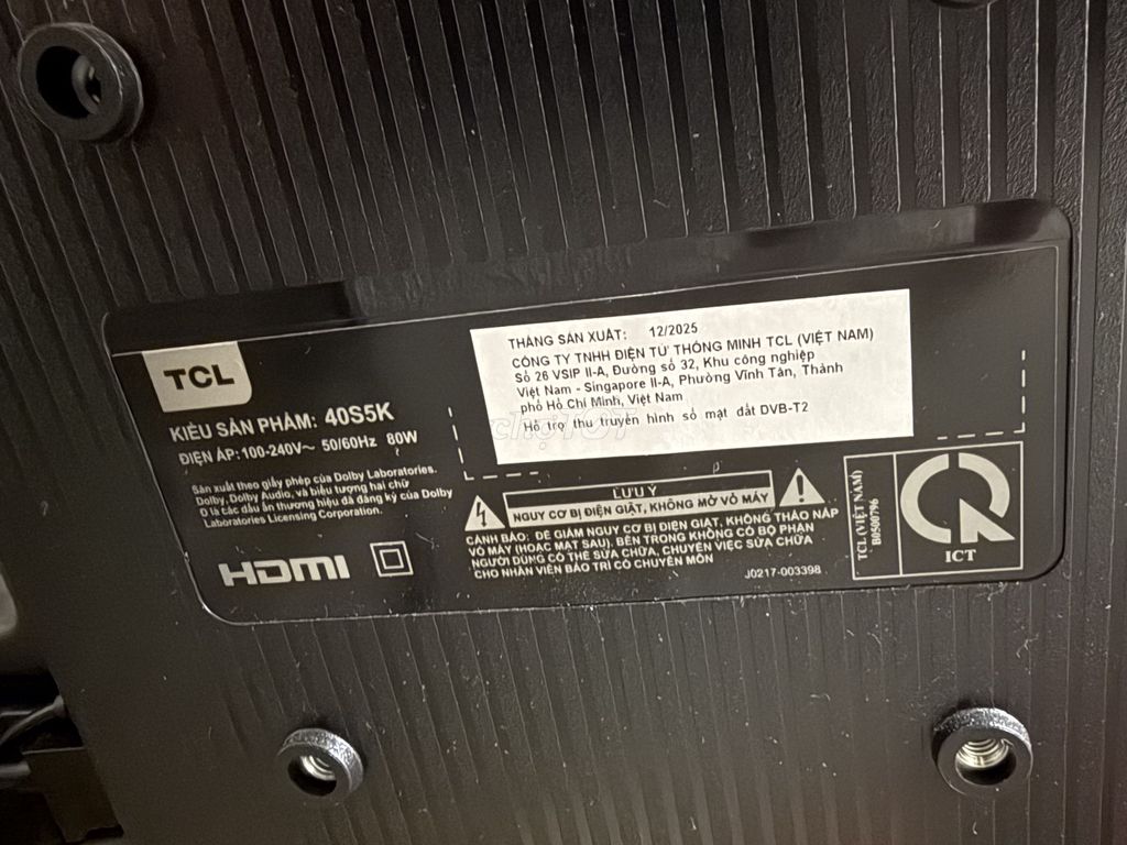 Фото 2: Телевизор TCL 40S5K QLED Google TV