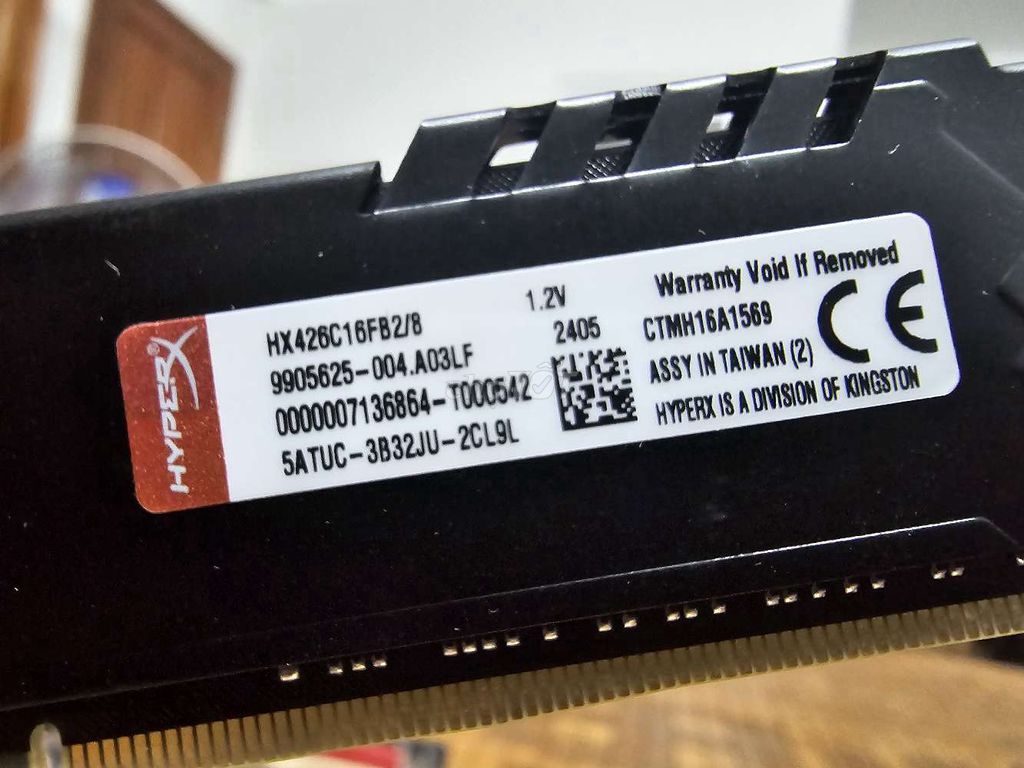 RAM HyperX Fury DDR4 8GB