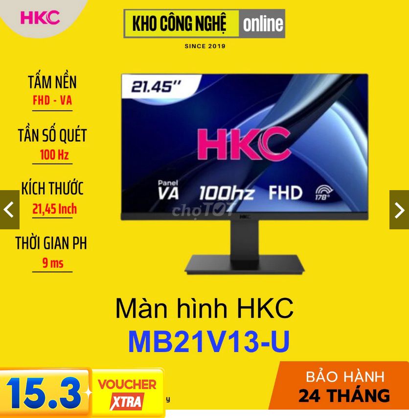 👉🔥💔Компьютерные мониторы HKC MB21V13-U/MB24V39/MB27V9💔