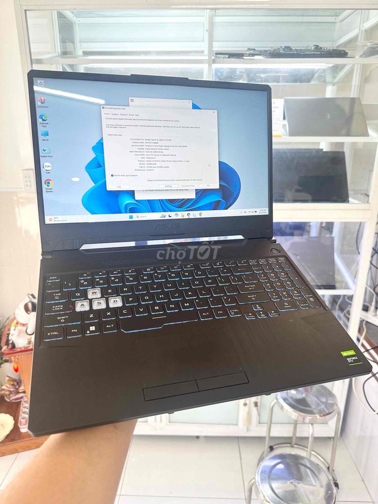 Фото 2: Asus TUF FX506 i5 VGA 1650 Like New Fullbox