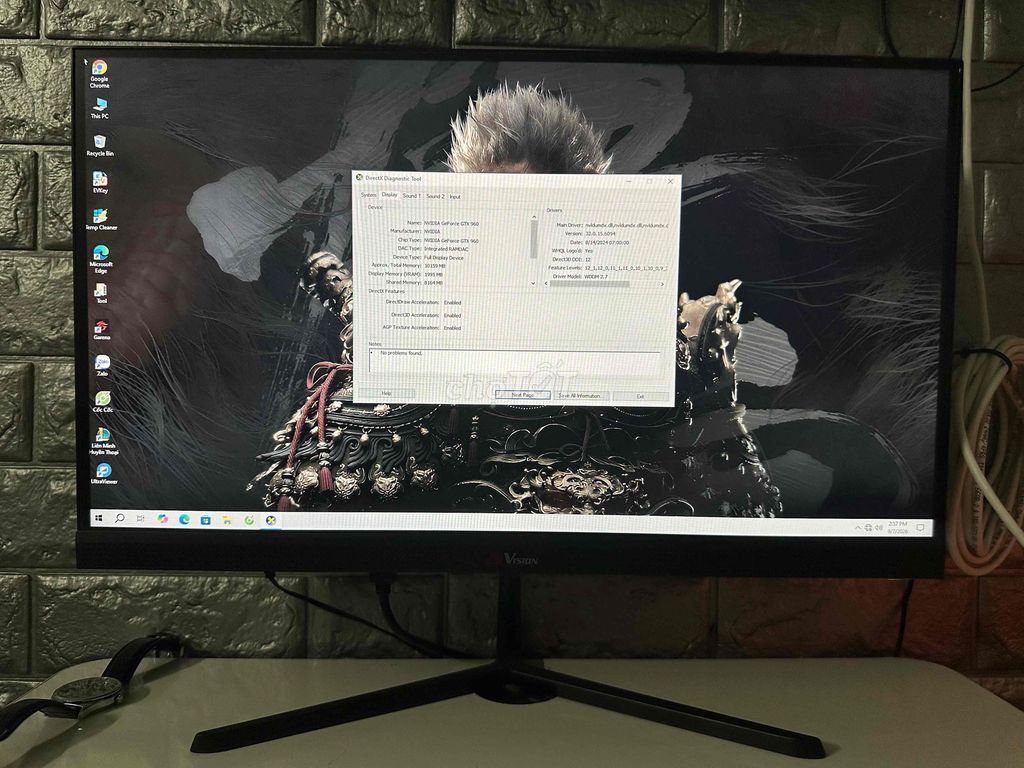 Gigabyte B365M AORUS ELITE i3-9100F 16GB GTX 960