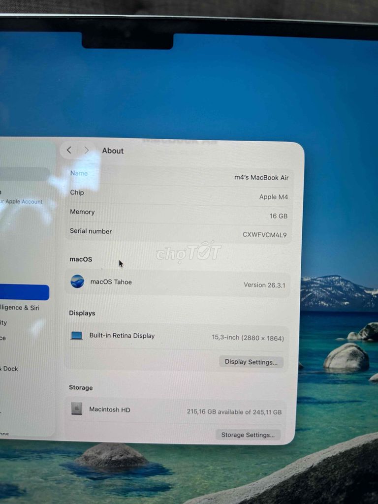 Фото 2: Apple MacBook Air M4 15 дюймов 16GB/256GB Sky Blue