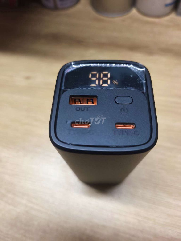 Фото 3: Внешний аккумулятор с алюминиевым корпусом 20000mAh 22.5W Серый