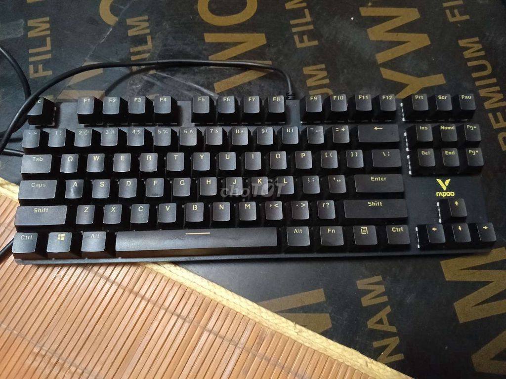 Механическая клавиатура Rapoo V500ALLOY Red switch черная