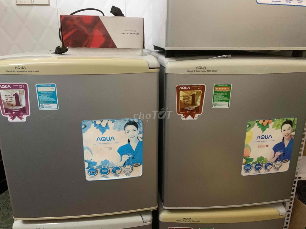 Tủ lạnh mini Aqua AQR-55AR Xám 53L Tiết kiệm điện
