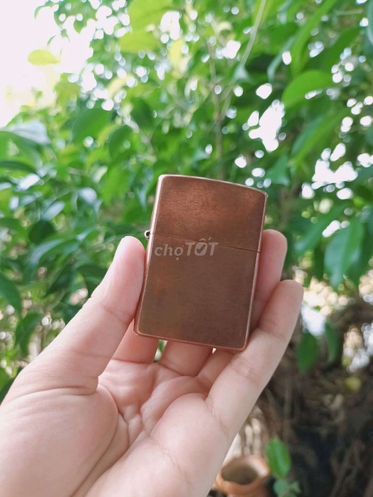 Фото 2: Зажигалка Zippo Медная с клеткой для птицы