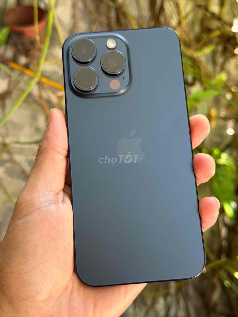 iPhone 15 Pro Max 256GB Titan Blue Pin 89% Zin