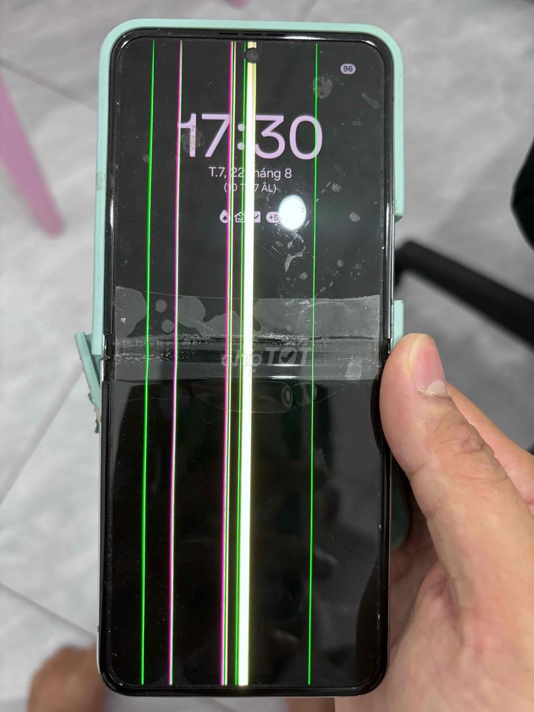 Samsung Galaxy Z Flip 5 512GB мятный, неисправен экран