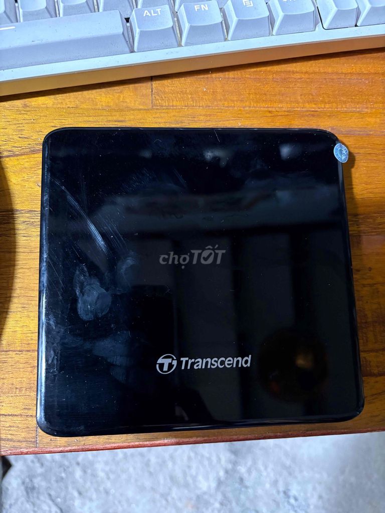 Фото 2: Внешний оптический привод Transcend TS8XDVDS-K черный, Тайвань 2016