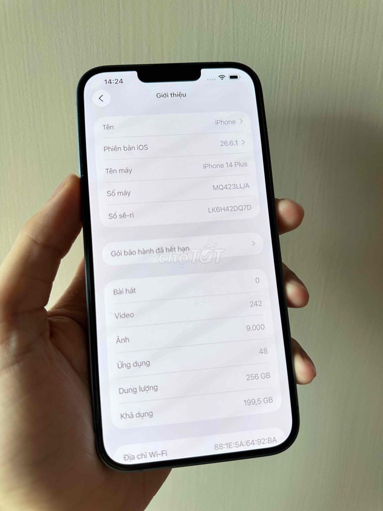 Фото 2: iPhone 14 Plus 256GB коралловый 99% как новый