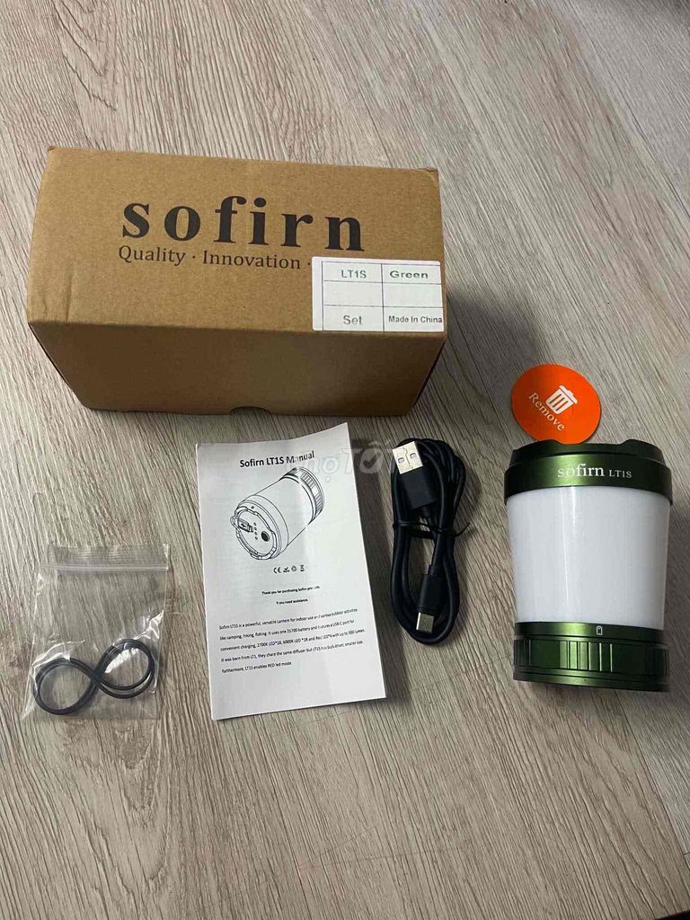 Фонарь кемпинговый Sofirn LT1S зеленый новый 100%