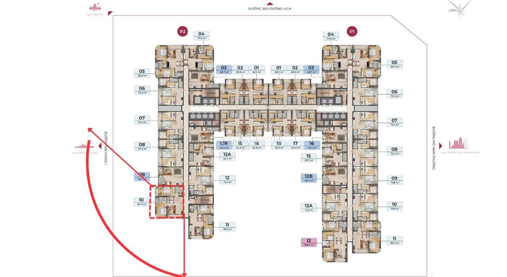 Фото 2: ПРОДАЖА КВАРТИРЫ HOA HẬU PENINSULA ДАНАНГ 395939465