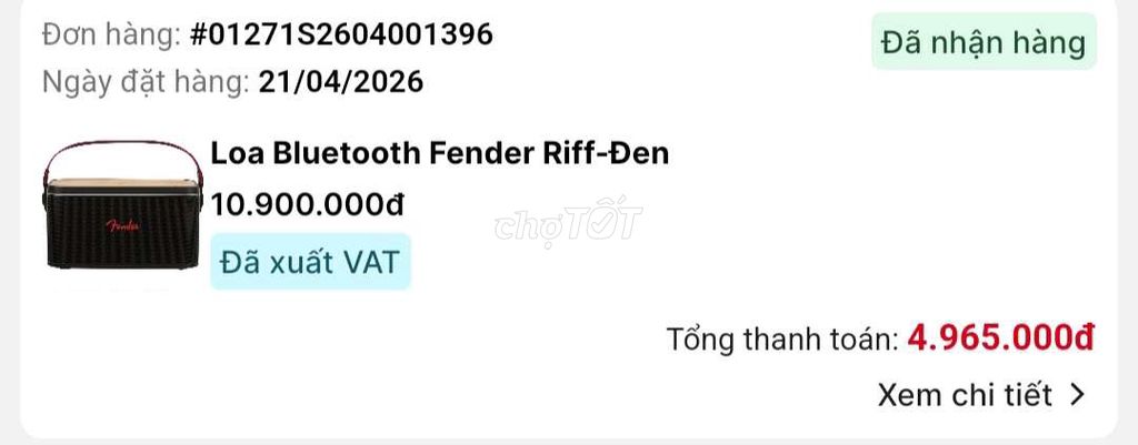 Фото 2: Колонка Bluetooth Fender Riff черная