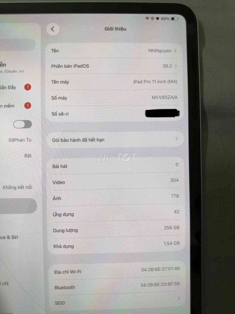 Фото 2: Apple iPad Pro M4 11-inch 256GB Wifi M4