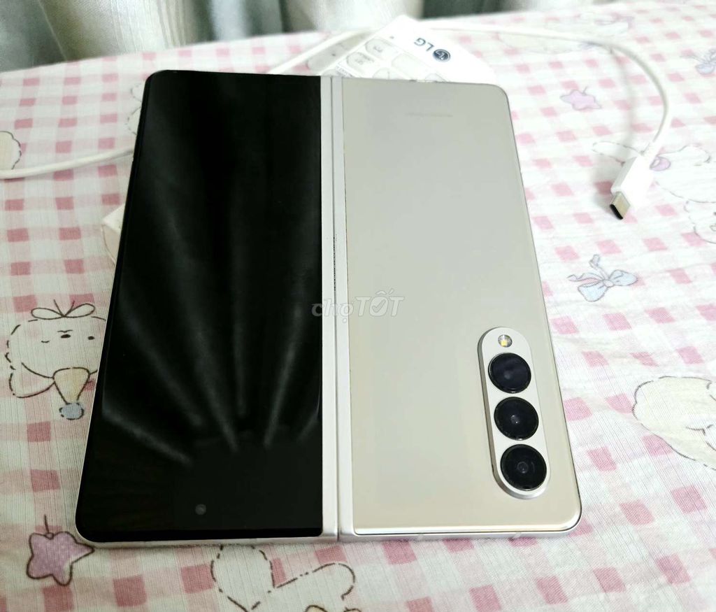 Фото 2: Samsung Fold 3 256GB Bạc 2 sim vật lý + esim